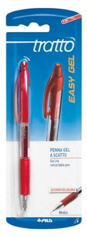 TRATTO EASY PENNA GEL ROSSO